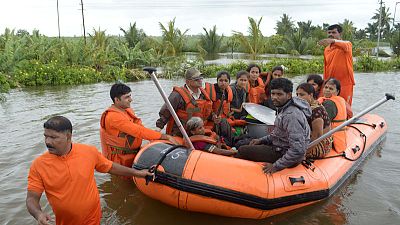 Death toll from India floods rises to 95, hundreds of thousands evacuated Death toll from India floods rises to 95, hundreds of thousands evacuated