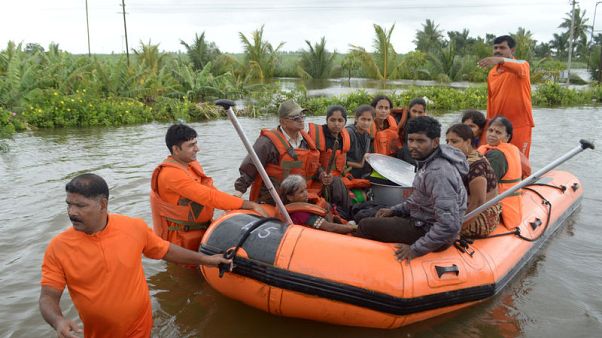 Death toll from India floods rises to 95, hundreds of thousands evacuated Death toll from India floods rises to 95, hundreds of thousands evacuated