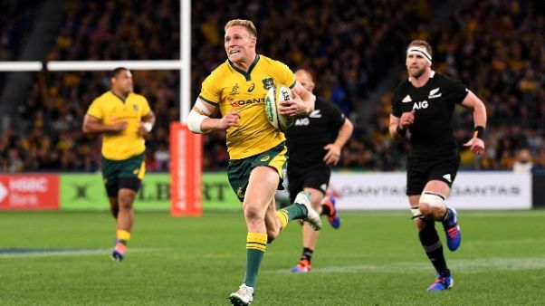 Rugby: All Blacks ko, vince l'Australia Rugby: All Blacks ko, vince l'Australia