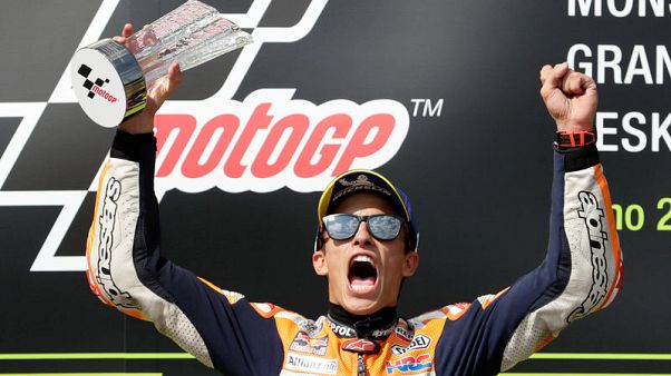 MotoGP leader Marquez takes record 59th pole in Austria MotoGP leader Marquez takes record 59th pole in Austria