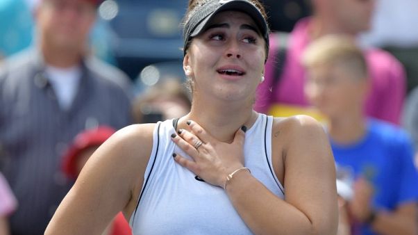 Canadian teenager Andreescu reaches Toronto final Canadian teenager Andreescu reaches Toronto final