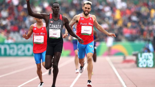 Pan Am Games - Canadians set two records, U.S. wins four golds in athletics Pan Am Games - Canadians set two records, U.S. wins four golds in athletics