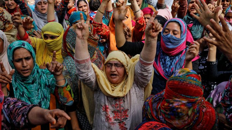 Hundreds chant anti-India slogans in seething Kashmir on eve of Eid