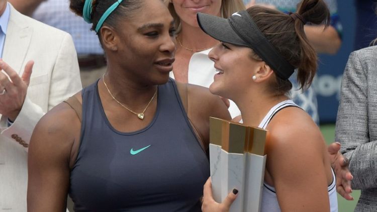 Tearful Serena retires injured in Toronto final