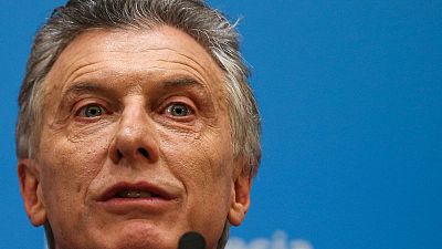 Macri's vows to win second term after Argentine peso crashes on primary results Macri's vows to win second term after Argentine peso crashes on primary results