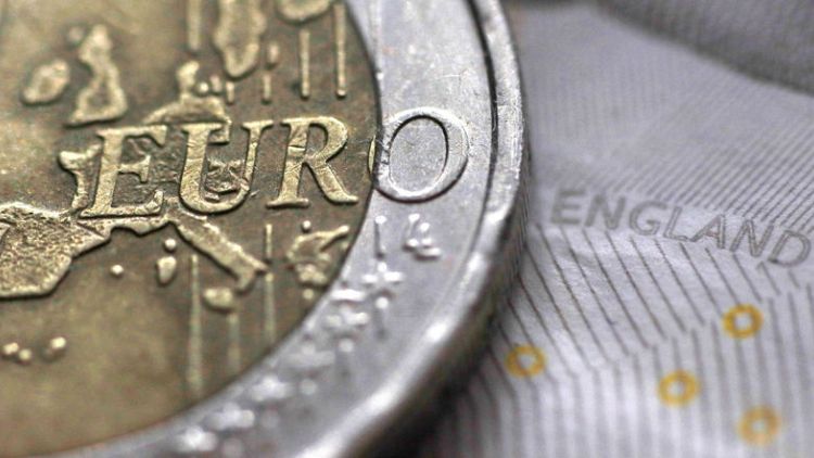 Sterling off lows as Italy's political woes hit euro