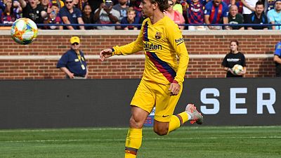 Griezmann fuels ultra-attacking Barca's bid for third straight title Griezmann fuels ultra-attacking Barca's bid for third straight title