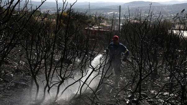 Greece battles wildfire on Evia island, smoke blankets Athens Greece battles wildfire on Evia island, smoke blankets Athens