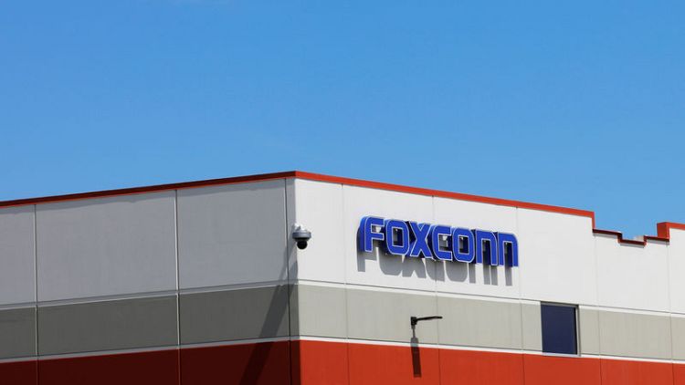 Apple-supplier Foxconn's second-quarter profit falls less than expected