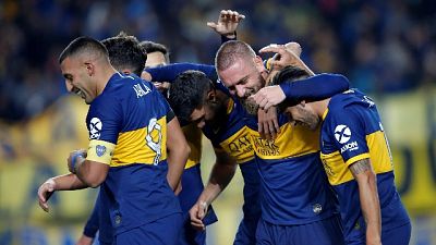 De Rossi gol alla prima, ma il Boca esce De Rossi gol alla prima, ma il Boca esce
