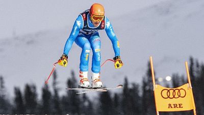 Innerhofer torna su sci dopo infortunio Innerhofer torna su sci dopo infortunio