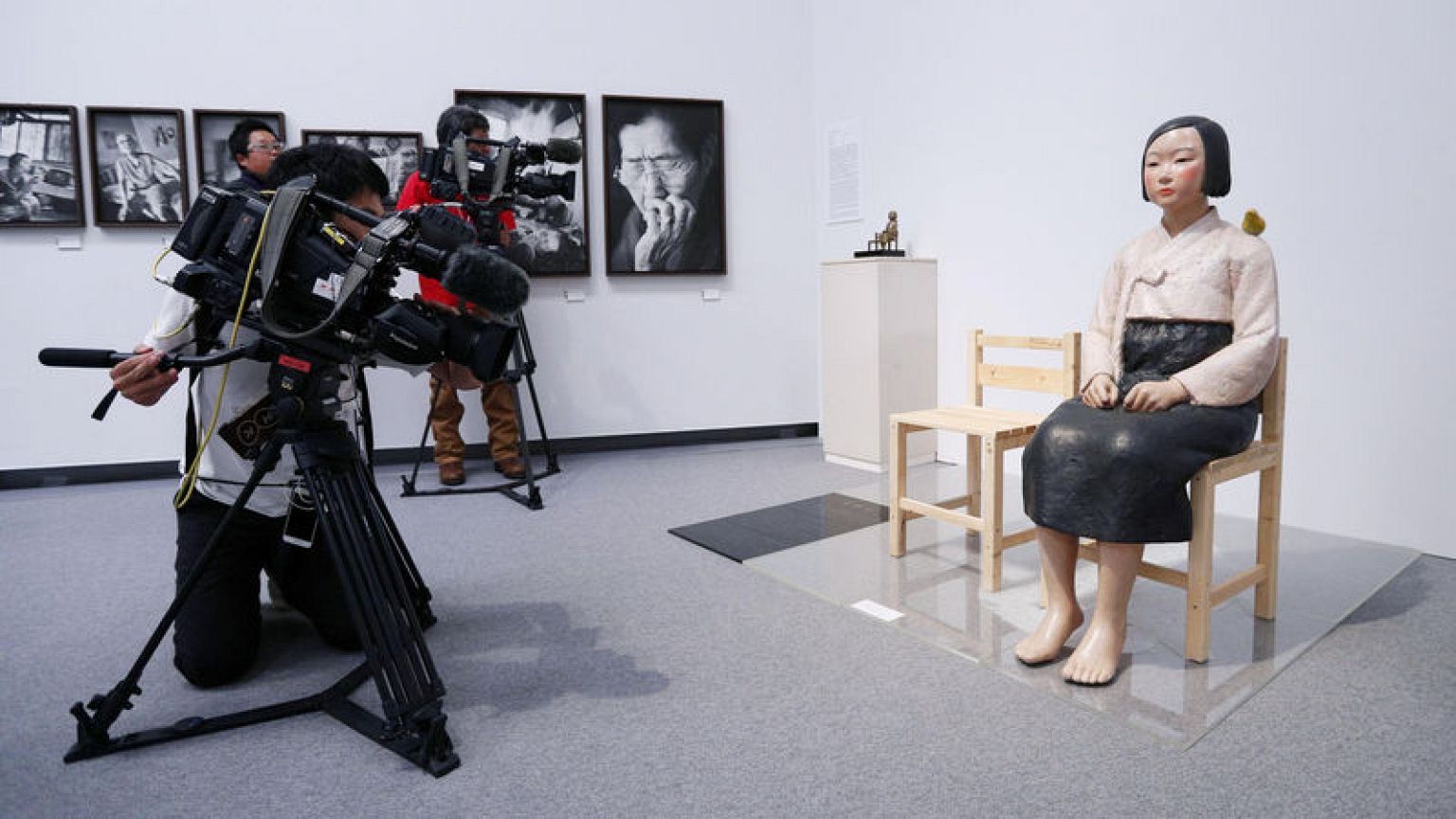 Statue of 'comfort women' pulled from Japan exhibit finds new home