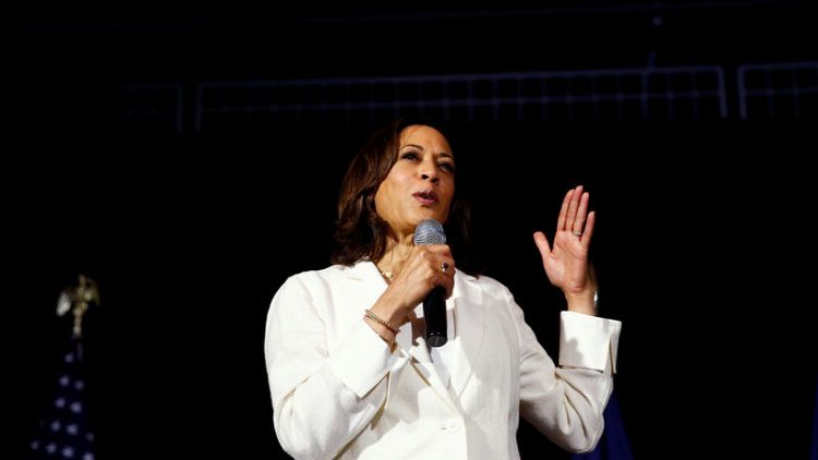 Presidential contender Kamala Harris proposes ways to combat domestic terrorism