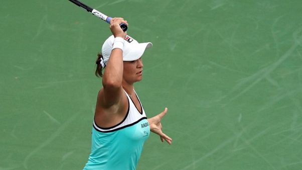 Barty outguns Sharapova, Halep survives scare in Cincinnati Barty outguns Sharapova, Halep survives scare in Cincinnati