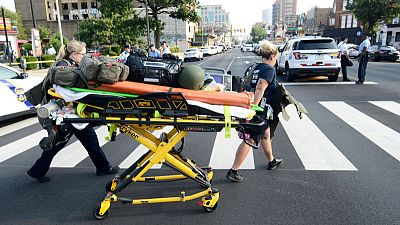 SWAT team rescues police trapped in Philadelphia shootout SWAT team rescues police trapped in Philadelphia shootout