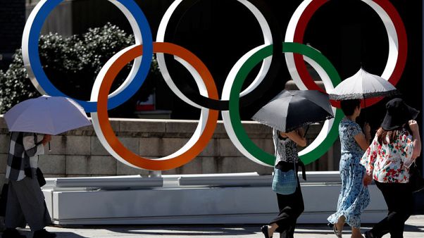 Olympic triathlon test event in Tokyo shortened over extreme heat fears Olympic triathlon test event in Tokyo shortened over extreme heat fears