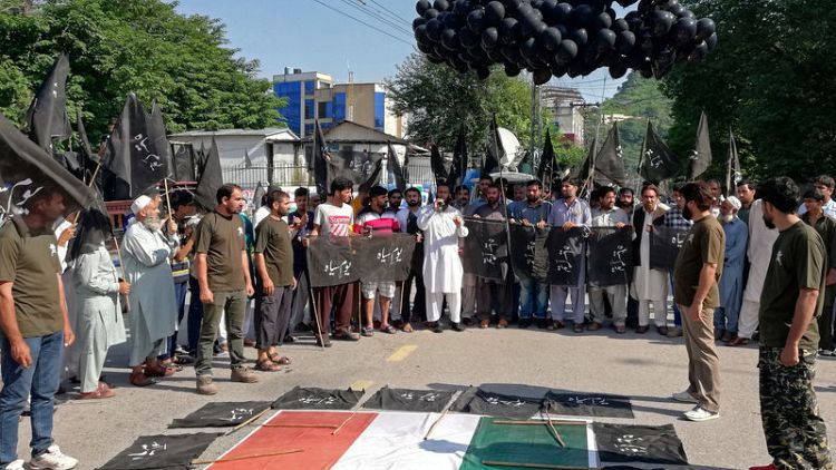 Pakistan observes 'Black Day' over Kashmir with march by militant group