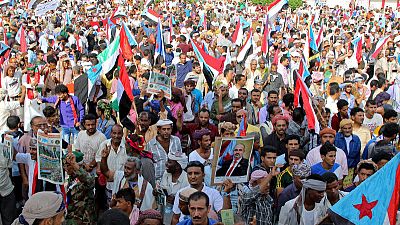 Tens of thousands rally in Yemen's Aden to support separatist takeover Tens of thousands rally in Yemen's Aden to support separatist takeover