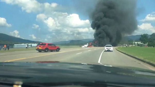 U.S. safety agencies investigate plane crash involving racecar driver Dale Earnhardt Jr U.S. safety agencies investigate plane crash involving racecar driver Dale Earnhardt Jr