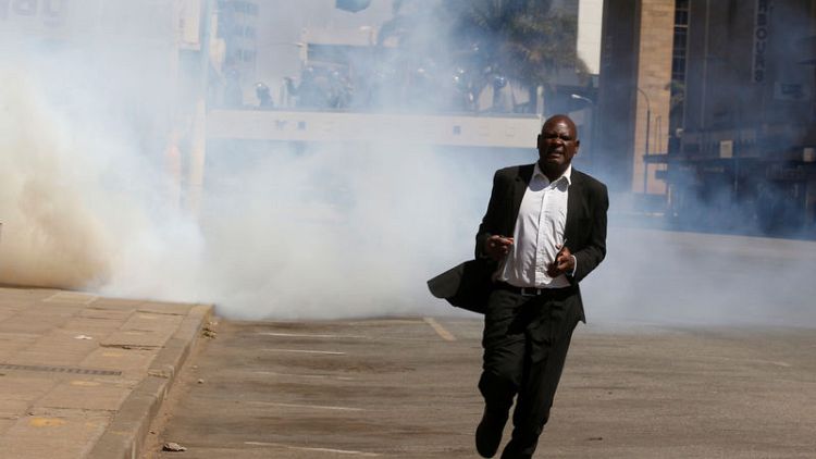 Zimbabwe police fire tear gas, beat up MDC supporters defying protest ban