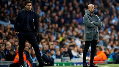 Guardiola sees 'second best' Tottenham as title contenders Guardiola sees 'second best' Tottenham as title contenders