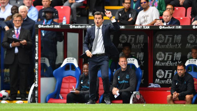 Silva hails solid Everton but wants attack to be sharper