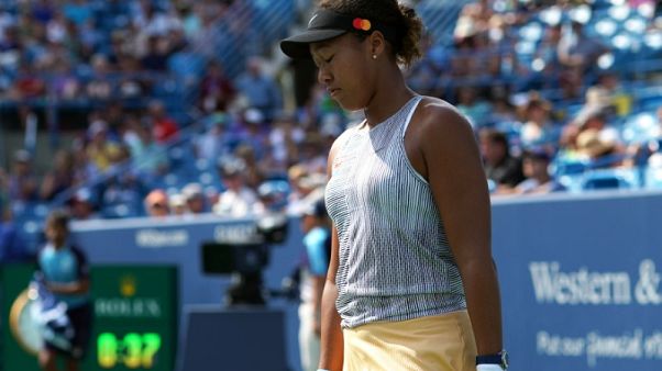 Injured world number one Osaka retires from Cincinnati Injured world number one Osaka retires from Cincinnati