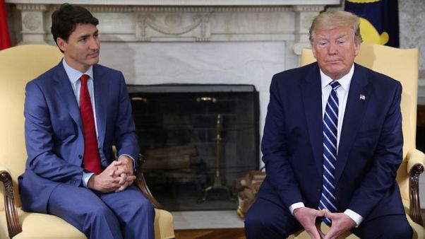 Trump, Trudeau discussed developments in Hong Kong, Canadians held in China - statement Trump, Trudeau discussed developments in Hong Kong, Canadians held in China - statement