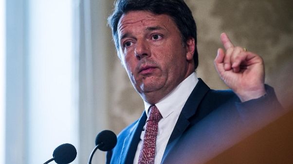 Renzi, serve governo istituzionale Renzi, serve governo istituzionale