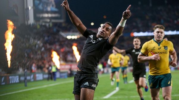 Rugby: Nuova Zelanda-Australia 36-0 Rugby: Nuova Zelanda-Australia 36-0