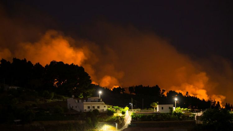 سلطات جزر الكناري تجلي أربعة آلاف شخص مع اتساع نطاق حرائق الغابات