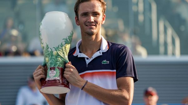 Marathon man Medvedev beats Goffin for Cincinnati crown Marathon man Medvedev beats Goffin for Cincinnati crown
