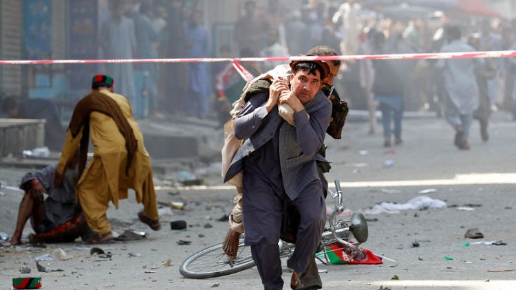 Explosions in Afghanistan wound dozens on Independence Day