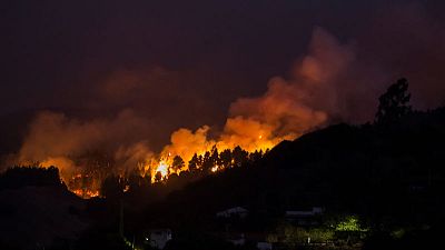 Evacuees fleeing Canary Islands wildfire rise to 8,000 Evacuees fleeing Canary Islands wildfire rise to 8,000