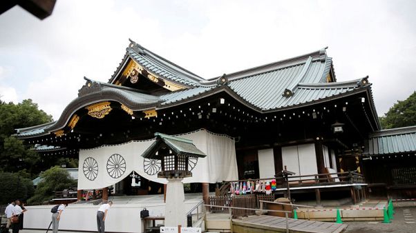 Japan shrine for war dead vandalised by man claiming to be Chinese Japan shrine for war dead vandalised by man claiming to be Chinese