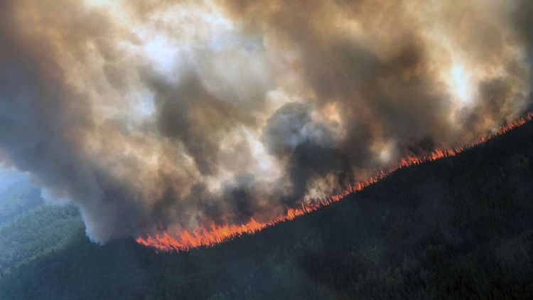 Late-season fires flare up in drought-stricken parts of Alaska