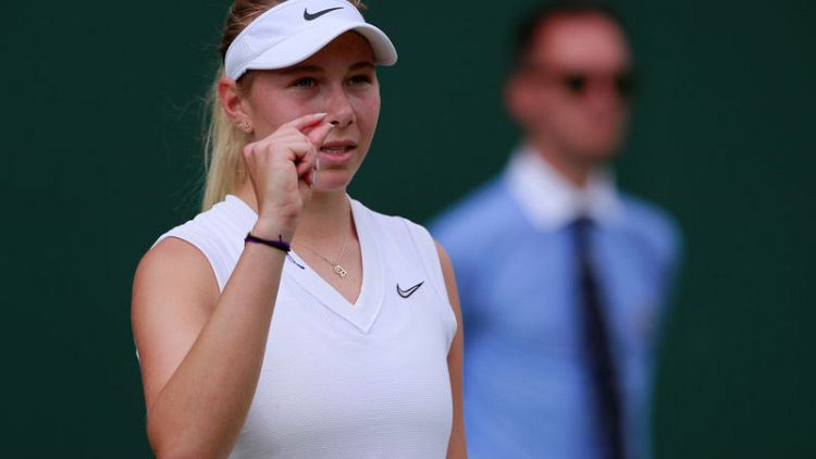 Anisimova withdraws from U.S. Open following father's death