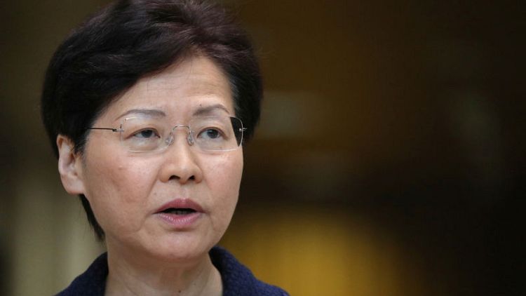 Hong Kong leader says dialogue and 'mutual respect' offer way out of chaos