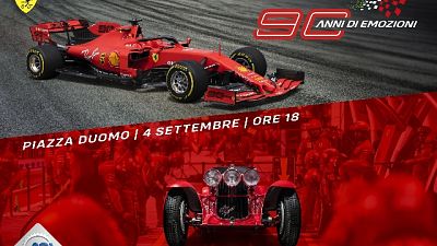 Festa Aci e Ferrari per 90 anni GpItalia Festa Aci e Ferrari per 90 anni GpItalia