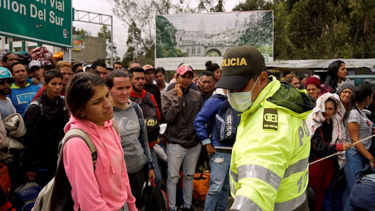 Colombia laments lack of aid for growing Venezuela migration crisis
