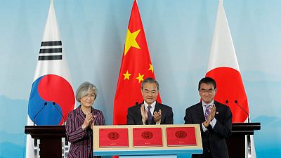 Japan's Kono wants progress in resolving wartime labour feud with Seoul Japan's Kono wants progress in resolving wartime labour feud with Seoul