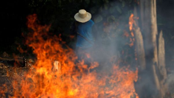 Brazil's Bolsonaro accuses NGOs of setting fires in Amazon rainforest Brazil's Bolsonaro accuses NGOs of setting fires in Amazon rainforest