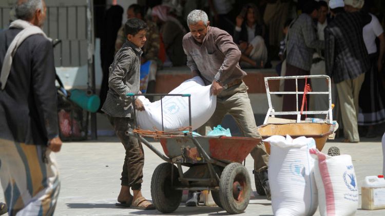 WFP resumes food distribution in Yemen's Sanaa after deal with Houthis