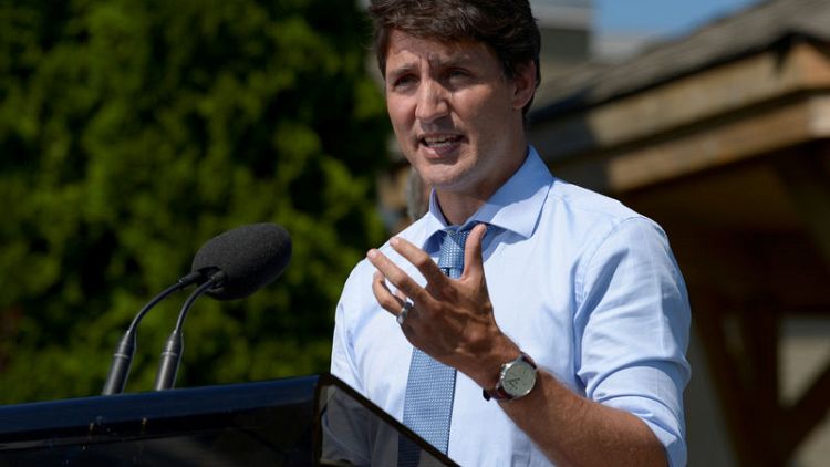 Canada's Trudeau says will not back down in dispute with China