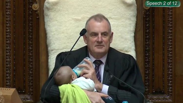 Bringing up baby: NZ speaker makes parliament more parent-friendly