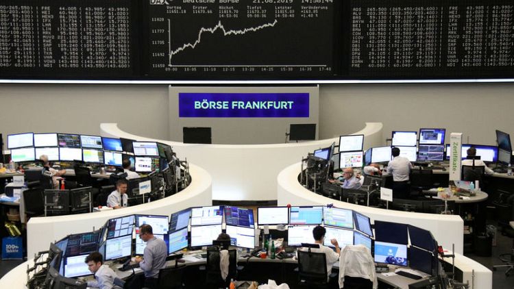 European shares dip as Fed cools further easing hopes