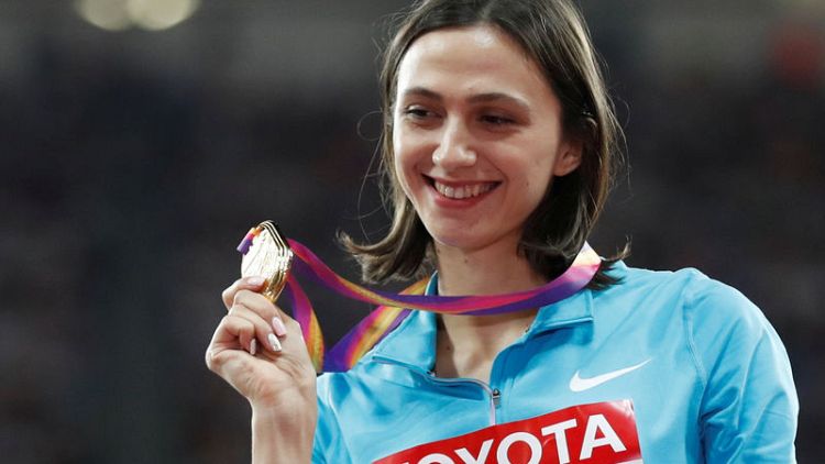 Russia's world high jump champion calls out suspended federation