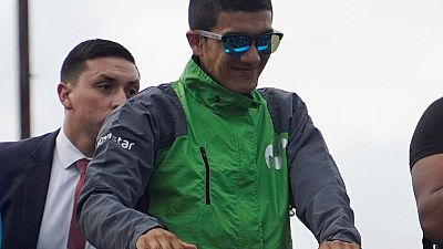 Crash puts Giro winner Carapaz in doubt for Vuelta Crash puts Giro winner Carapaz in doubt for Vuelta