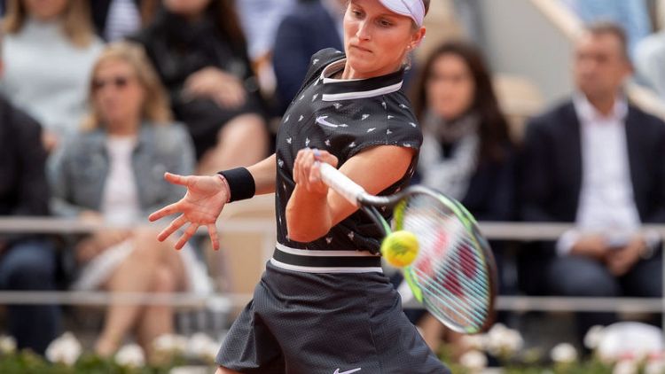 Vondrousova out of U.S. Open with wrist injury