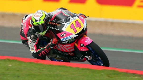 Moto2: Arbolino in pole a Silverstone Moto2: Arbolino in pole a Silverstone